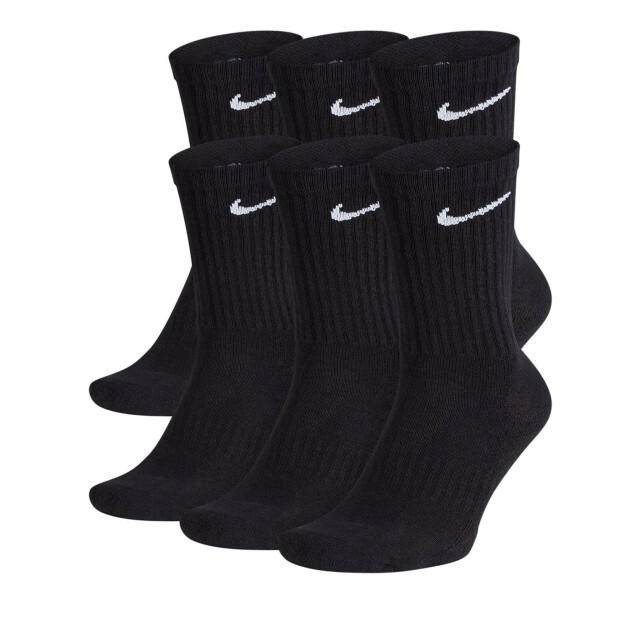 Nike Dames/heren sportsokken everyday cushion crew 6-pack