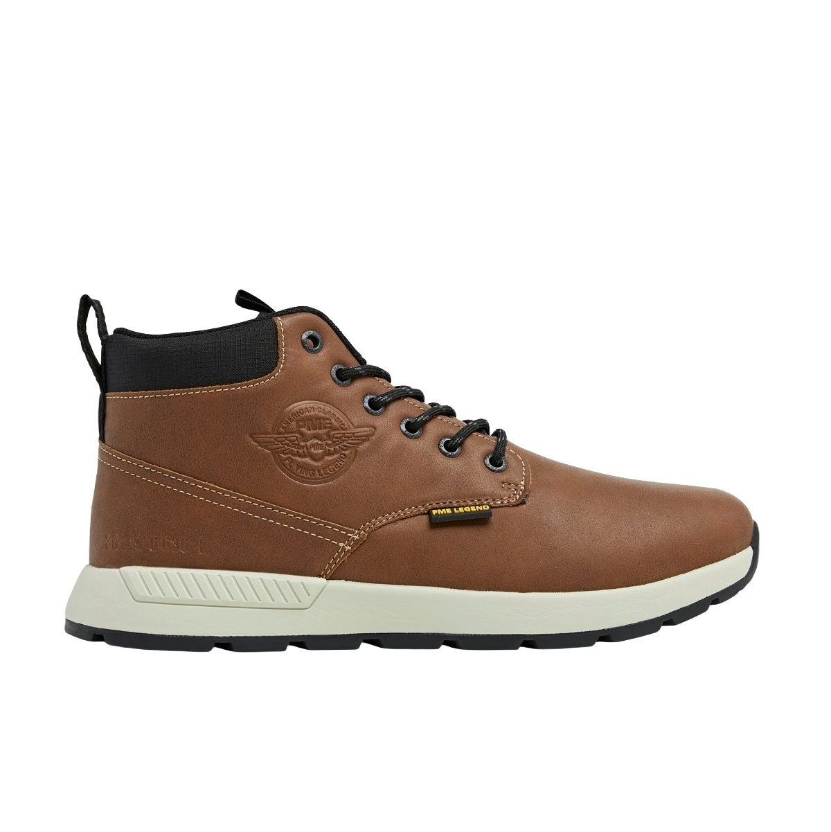 PME Legend Sneakers Ribber Mid Bruin