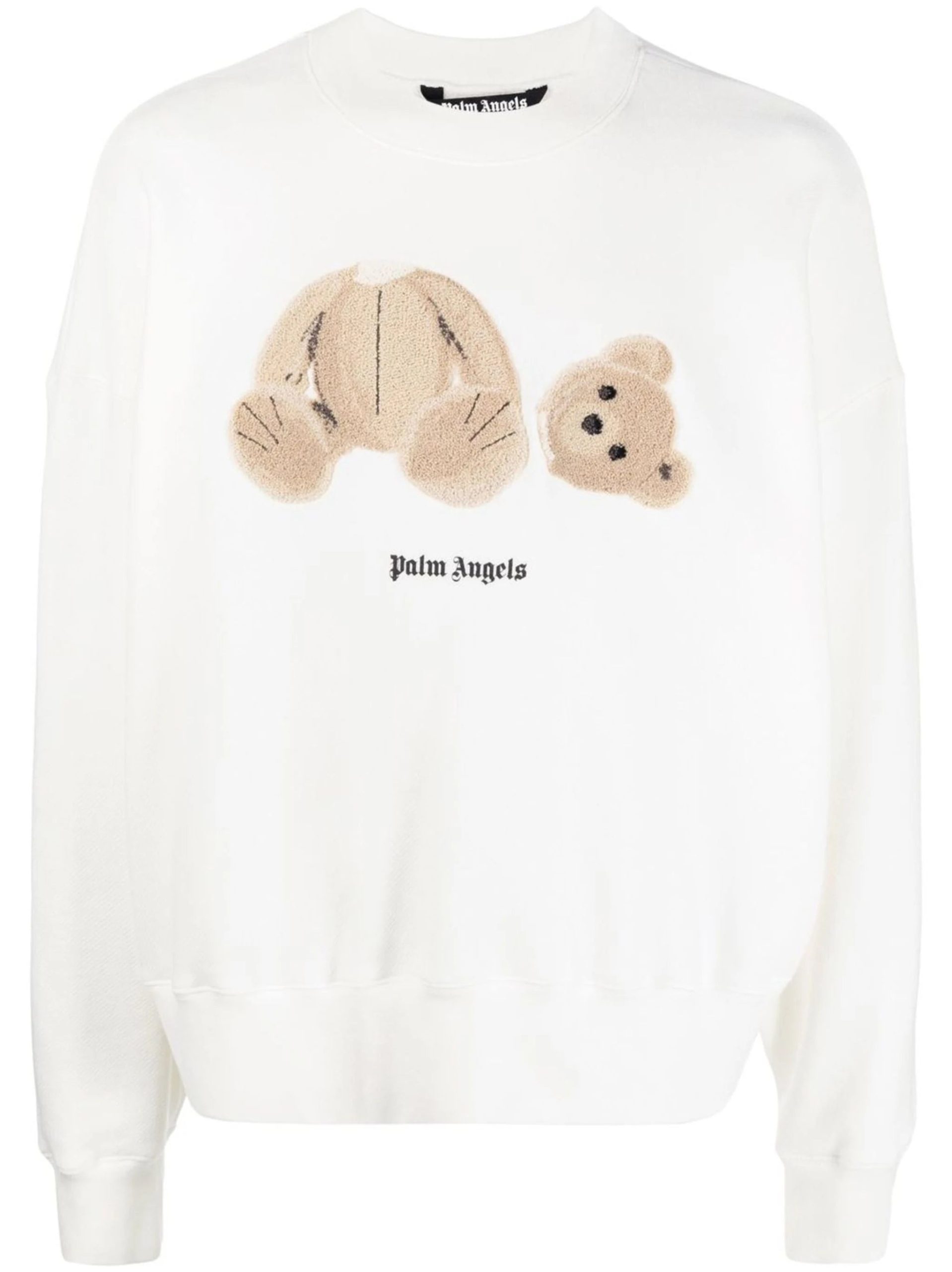 Palm Angels Bear sweatshirt met ronde hals wit