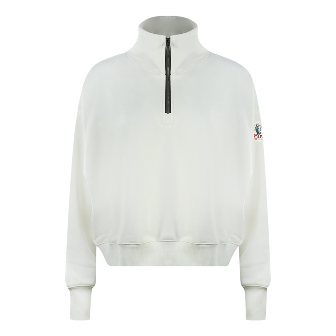 Parajumpers Alida witte trui met halfrits