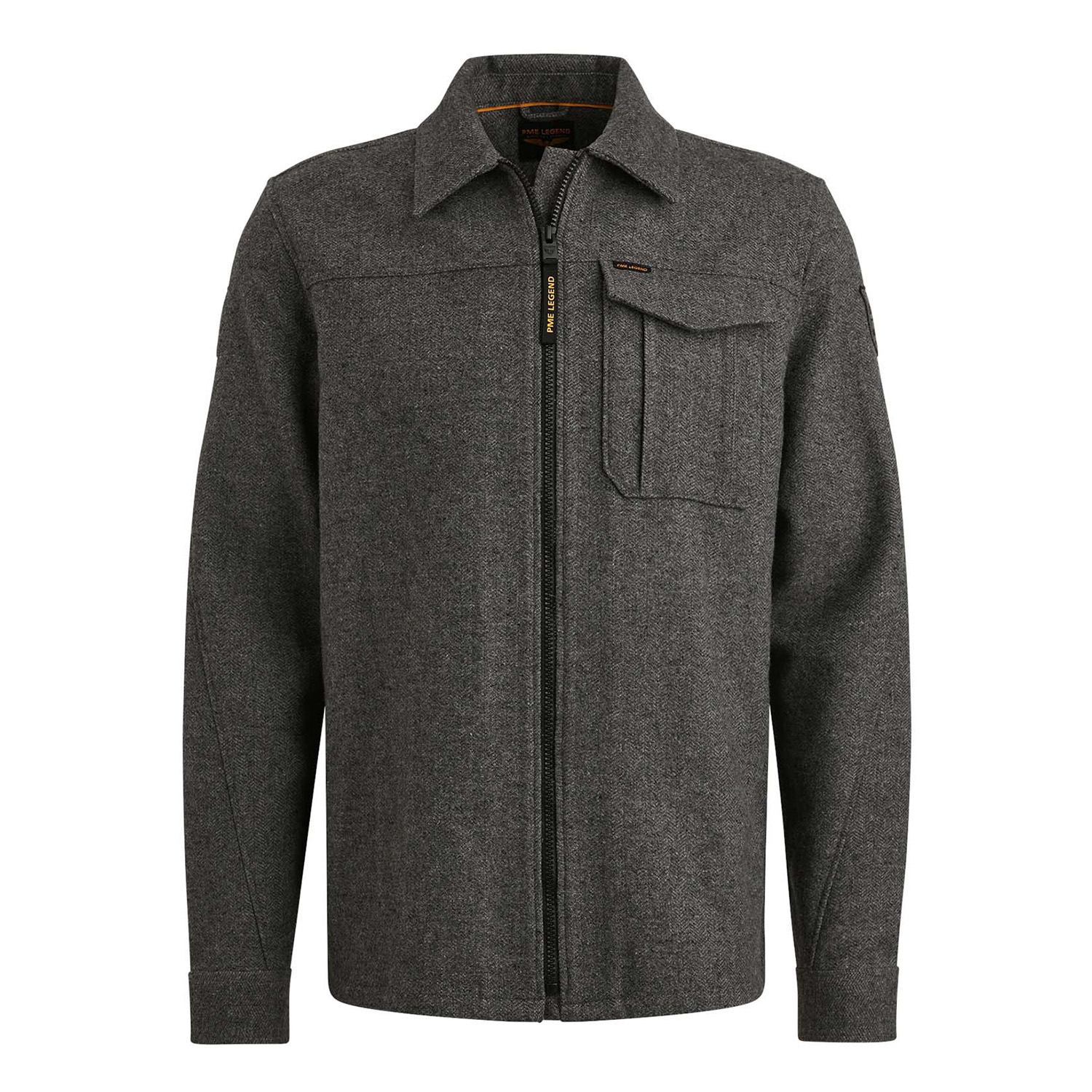 Pme Legend Long Sleeve Shirt Woolblend Herrin