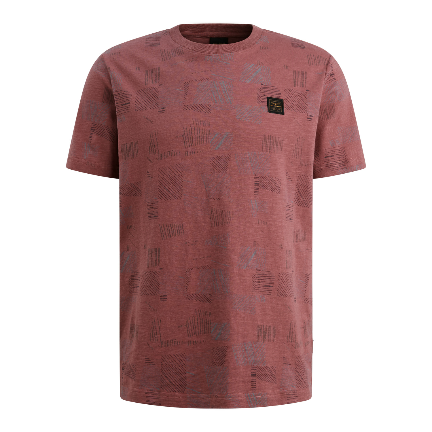 Pme Legend Short Sleeve R-neck Slub Cotton Jersey