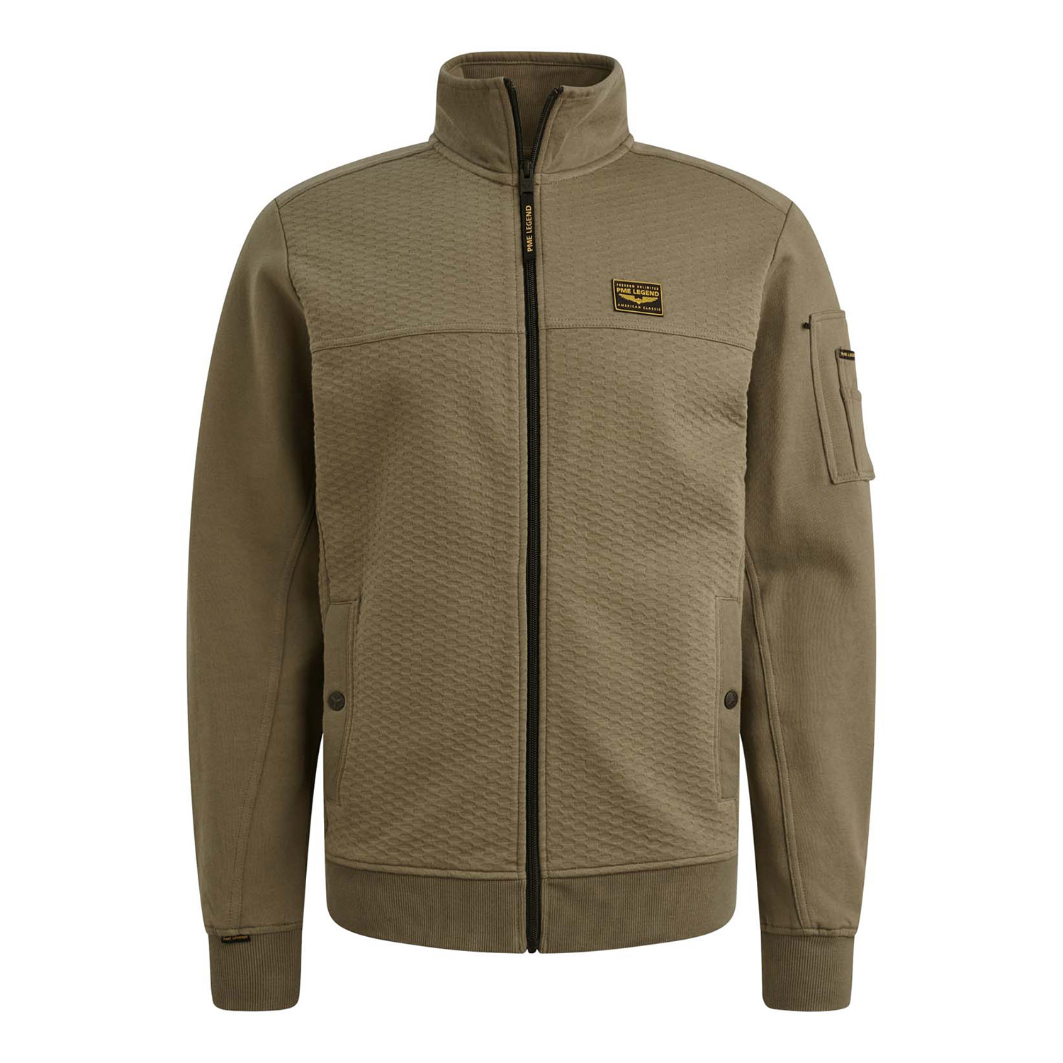 Pme Legend Zip Jacket Jacquard Interlock