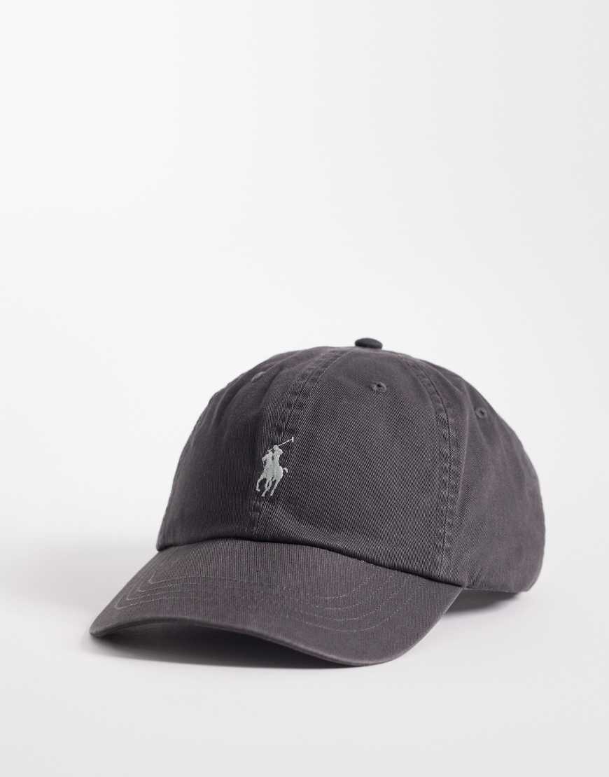 Polo Ralph Lauren - Baseballkappe in Anthrazit mit Logosymbol-Grau