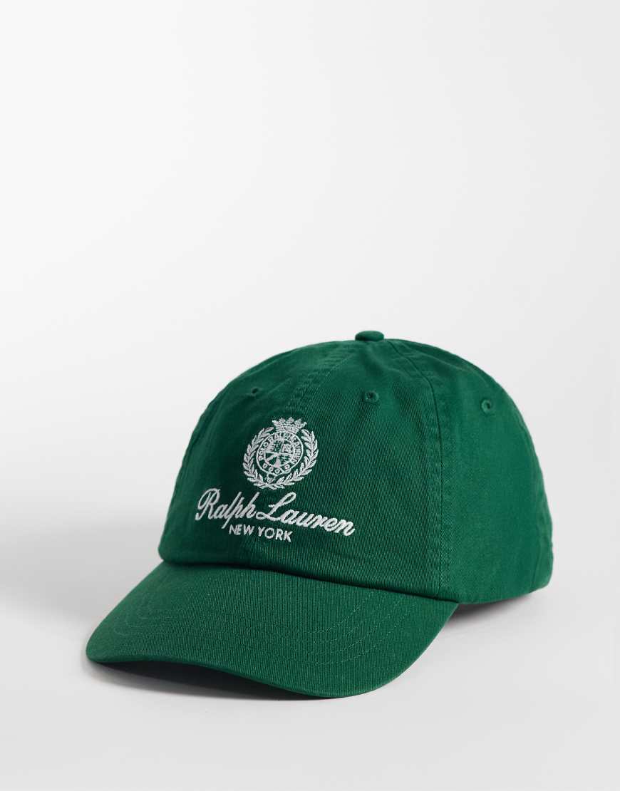 Polo Ralph Lauren - Baseballkappe in frischem Tannengrün mit Markenlogo