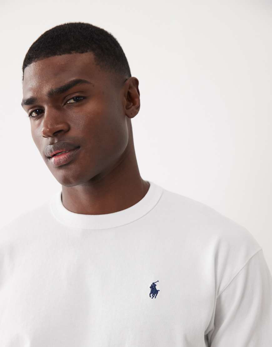 Polo Ralph Lauren - Schweres T-Shirt in Weiß mit Pony-Logo