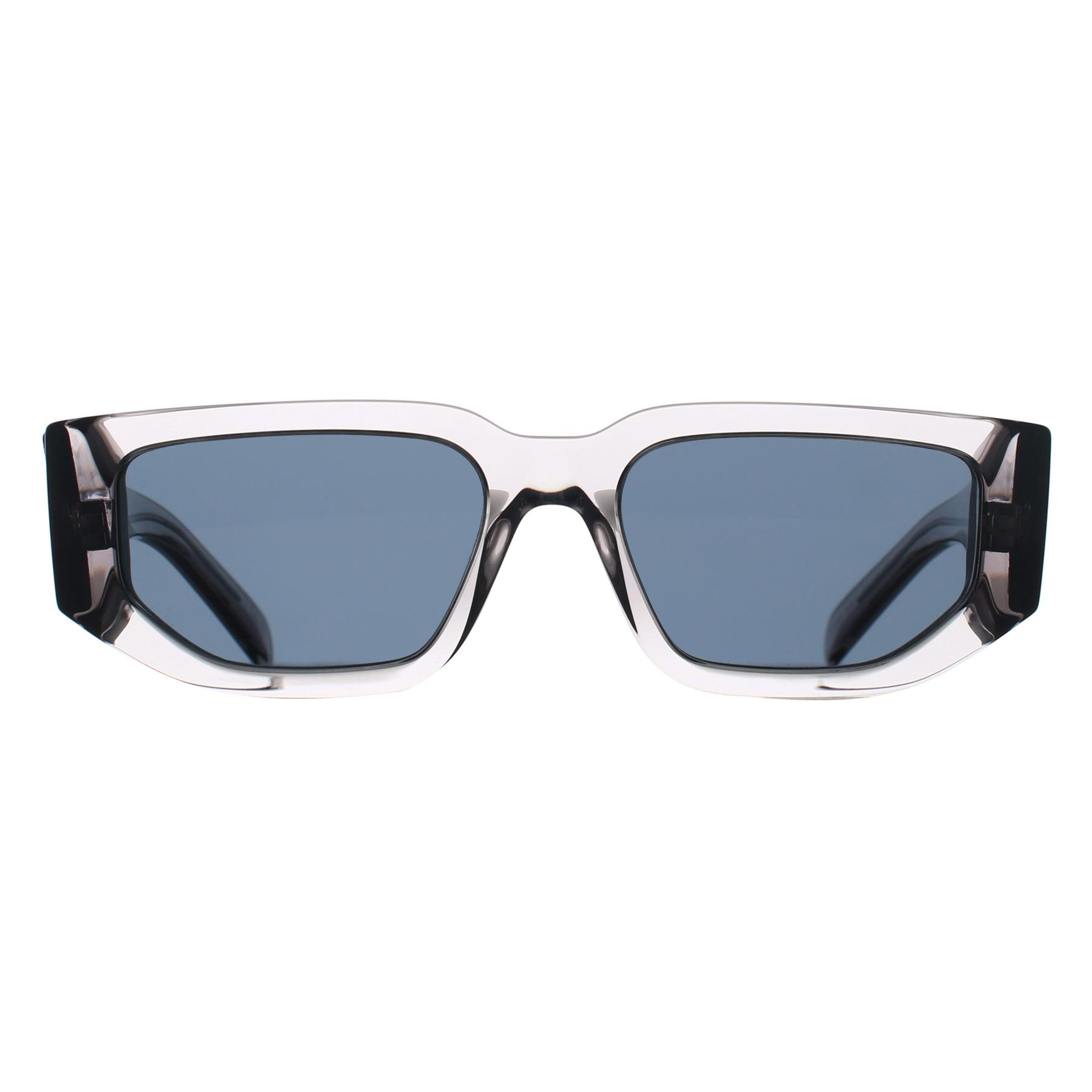 Prada PR09ZS 18S09T transparante asfalt donkergrijze zonnebril