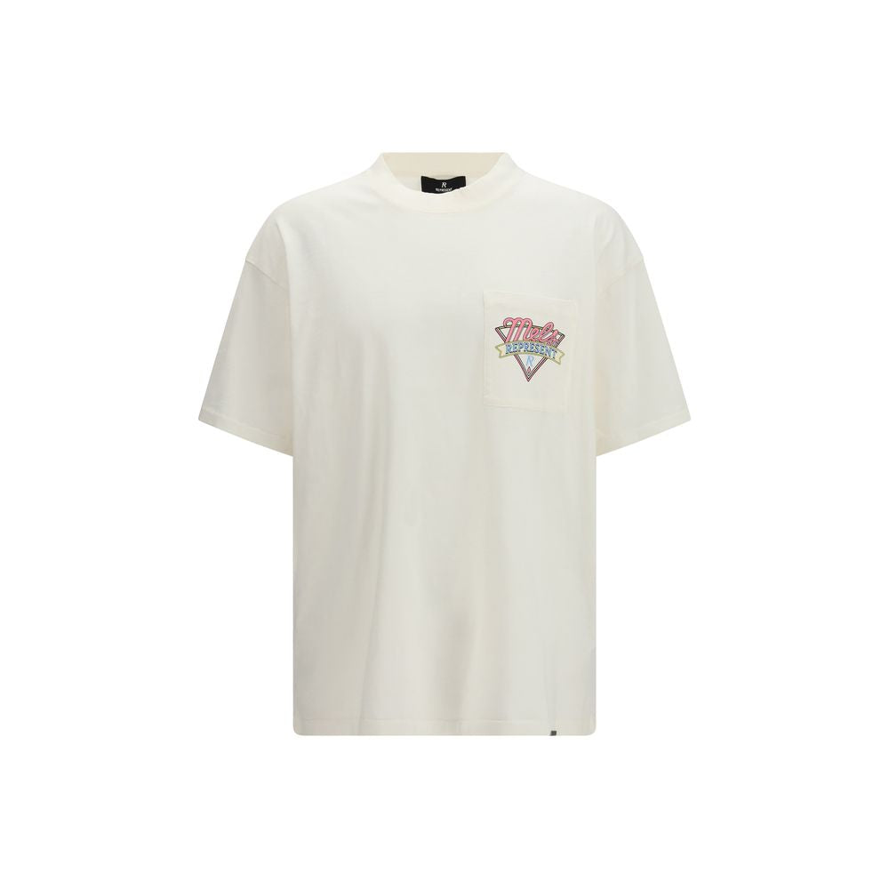 Represent Wit Katoenen T-Shirt