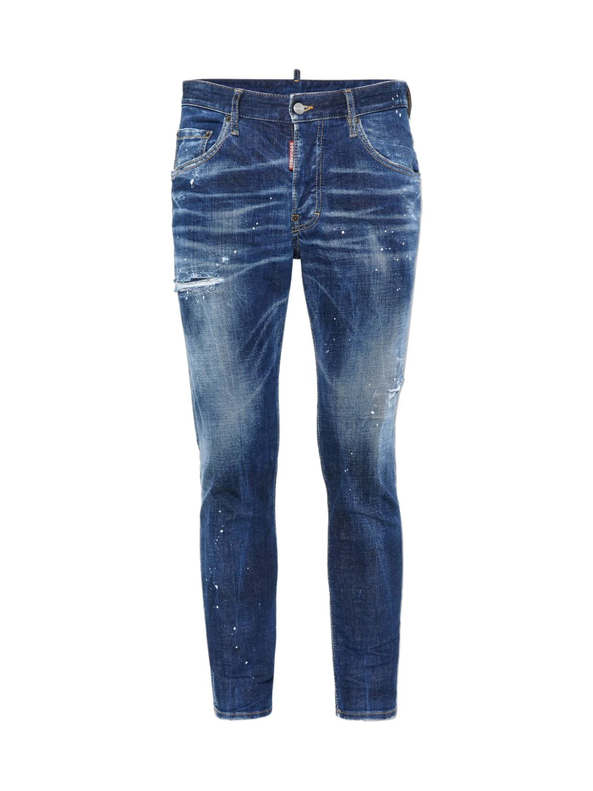 Skater Destroyed Denim Slim Fit Jeans