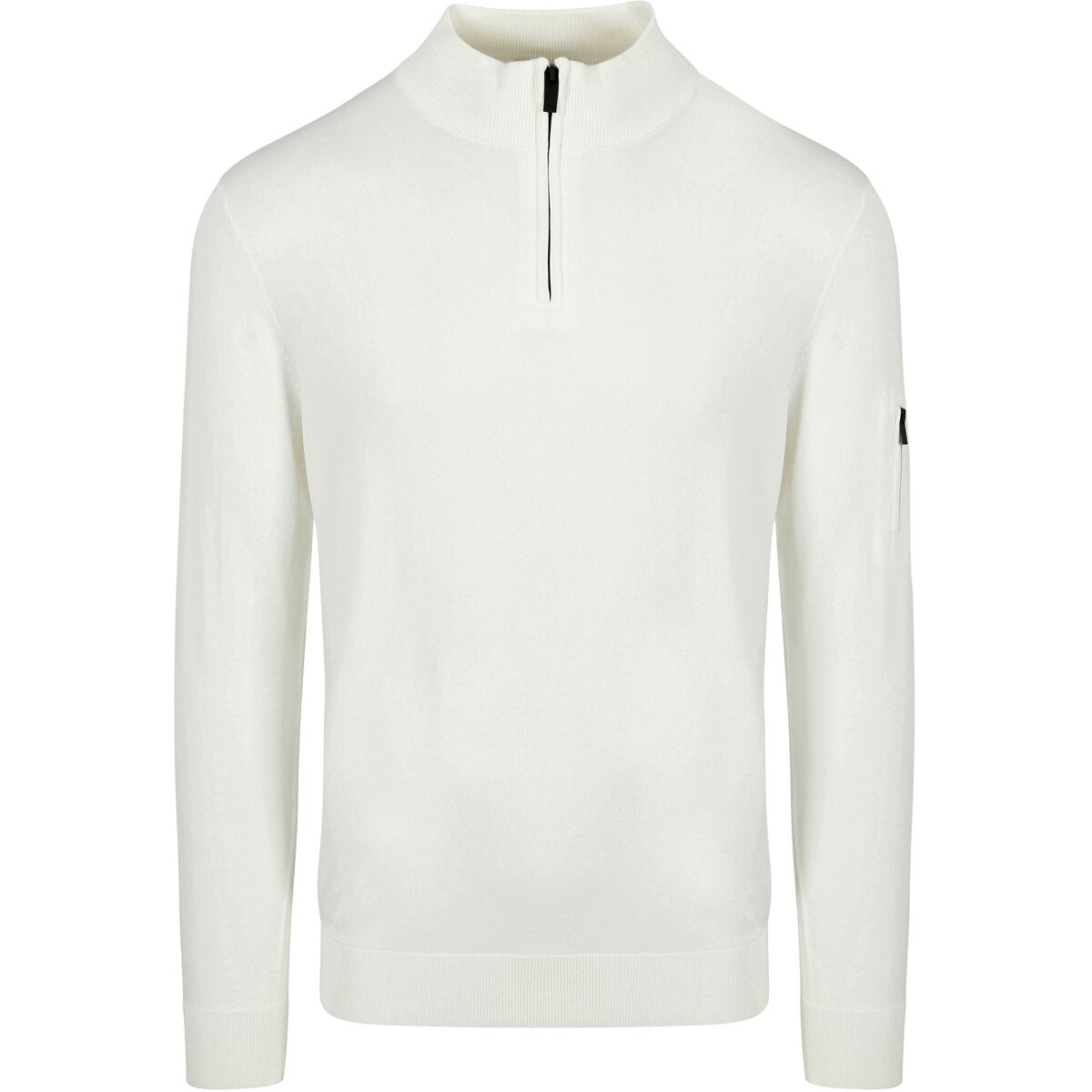 Sweater Suitable Race Half Zip Trui Off White