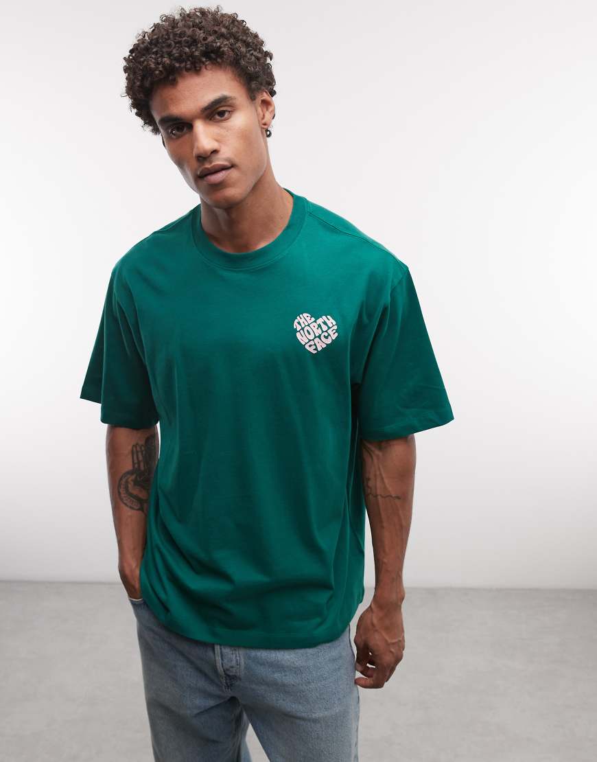 The North Face - Proud - T-Shirt in Grün mit Logo