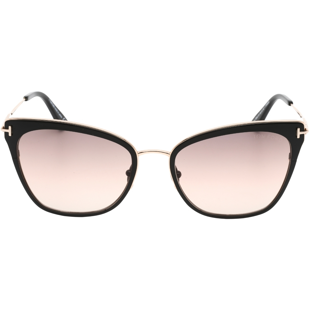 Tom Ford FT0843 Faryn 01B gouden zonnebril