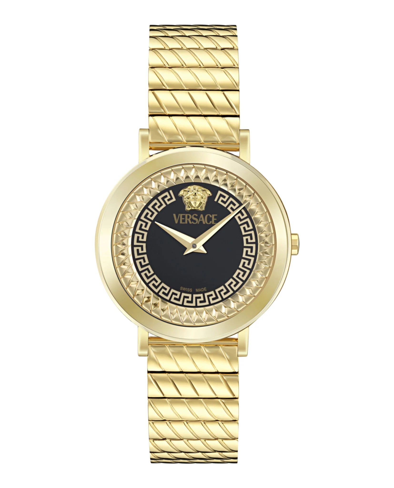 Versace Delphinus Dames Horloge Goudkleurig VE0O00425