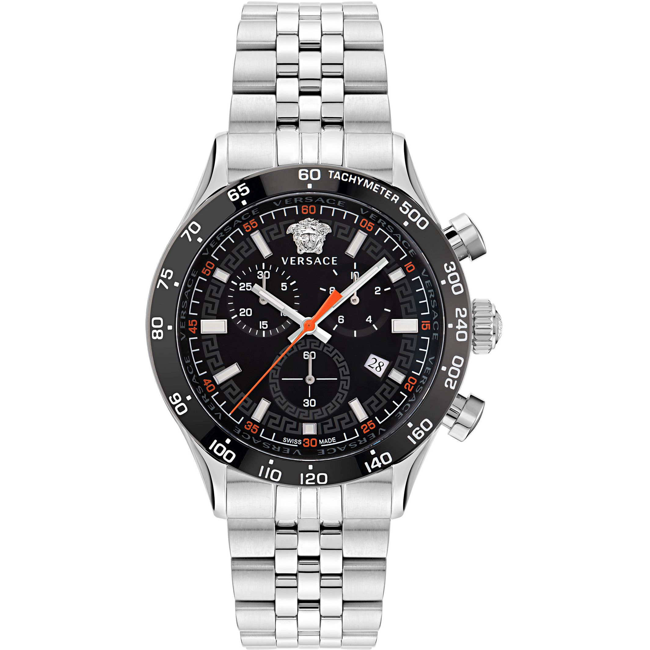 Versace Hellenyium Heren Horloge Zilverkleurig VE2U00322